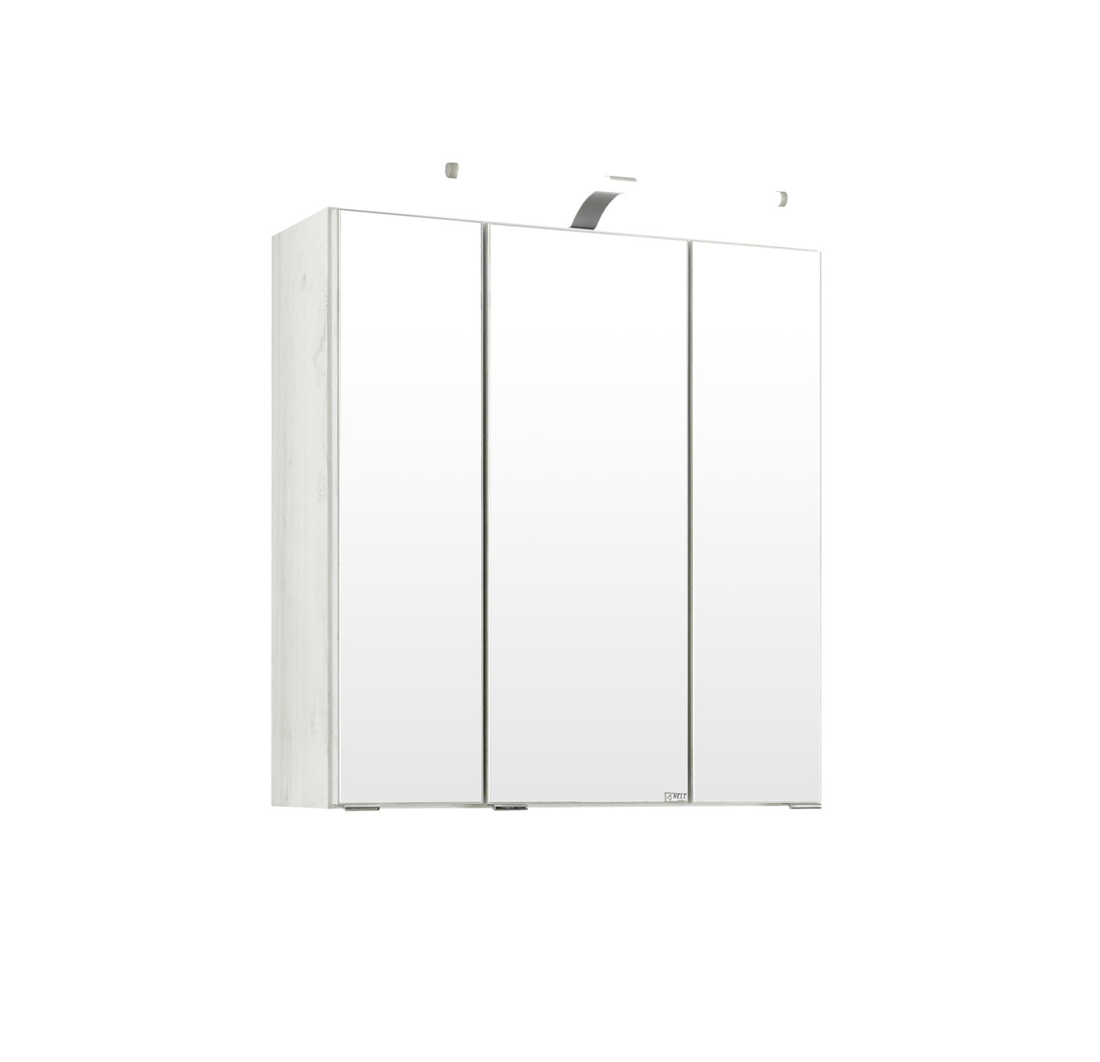 3D Spiegelschrank CARDIFF - weiß - 60 cm