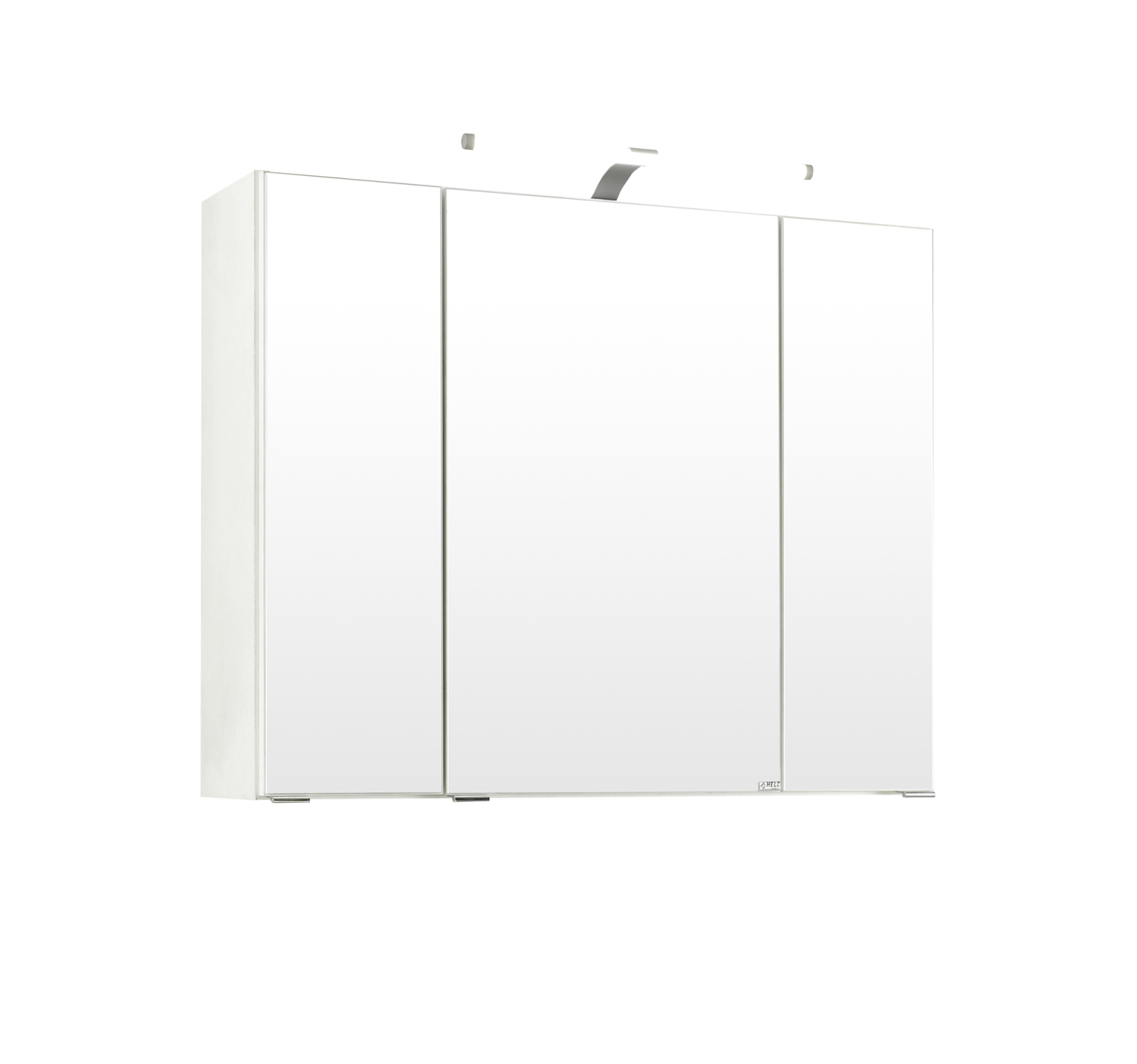 3D Spiegelschrank CARDIFF - weiß - 80 cm