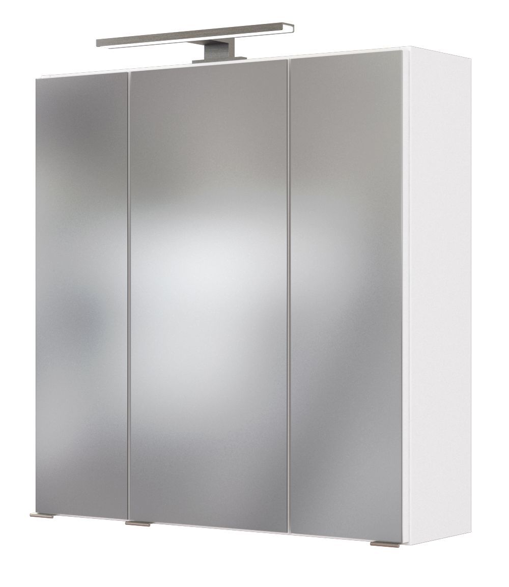 3D-Spiegelschrank GARDA - weiß - 60 cm