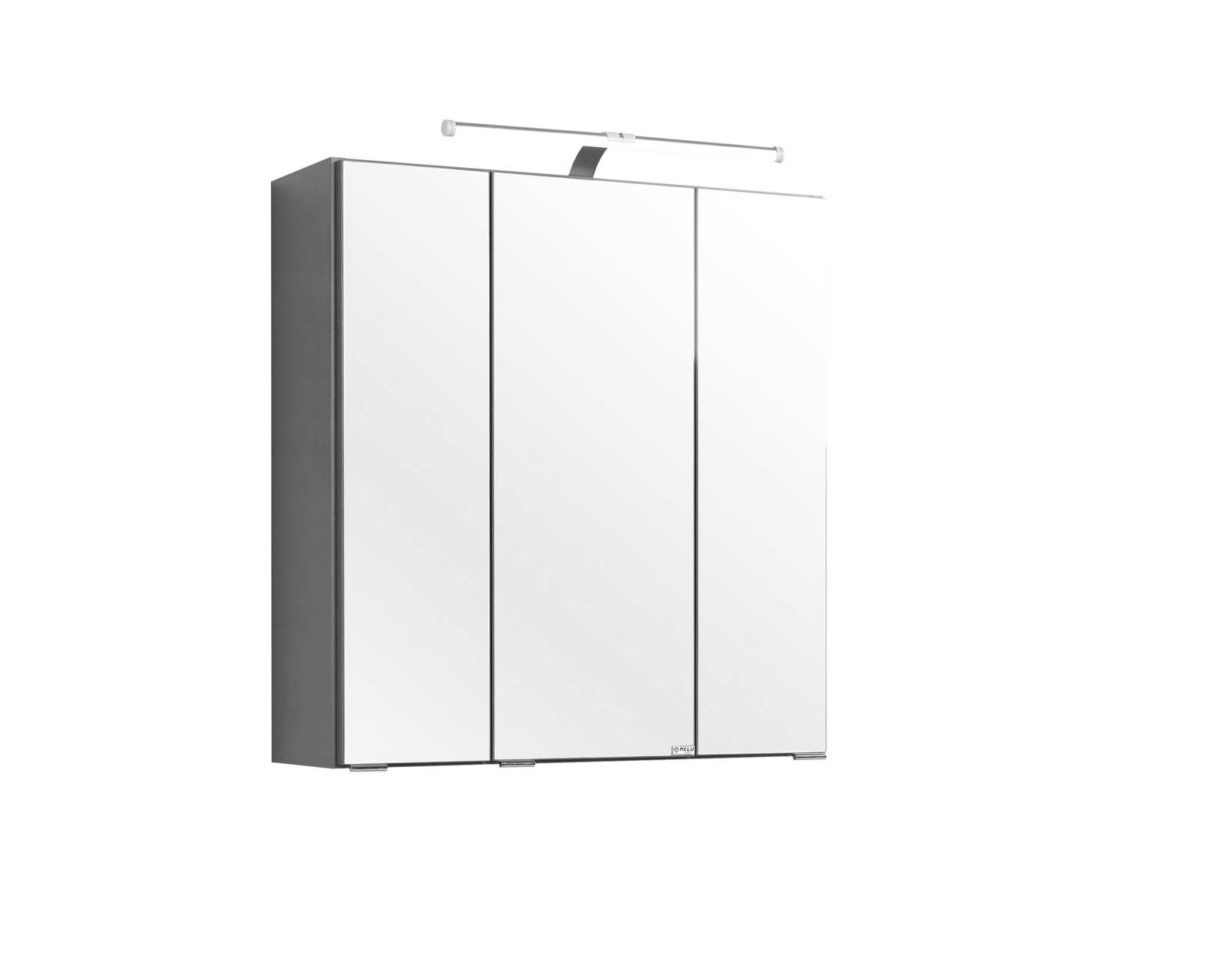3D Spiegelschrank PORTOFINO - graphitgrau - 60 cm