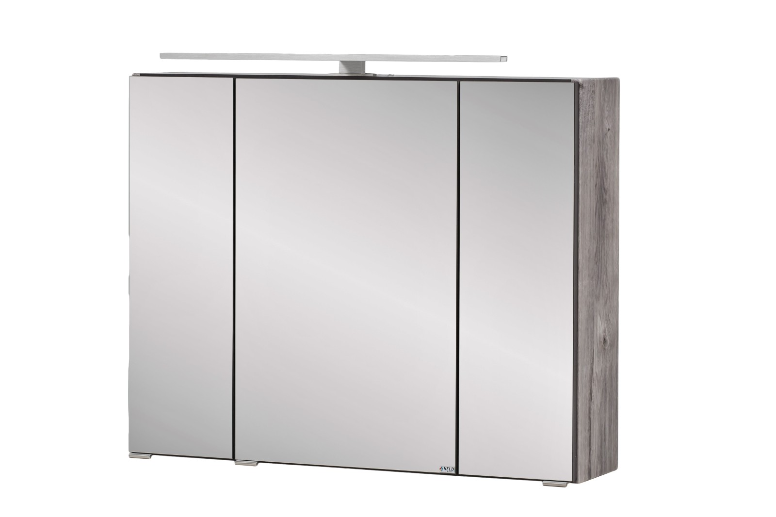 3D-Spiegelschrank STOCKHOLM - Eiche Ribbeck - 80 cm