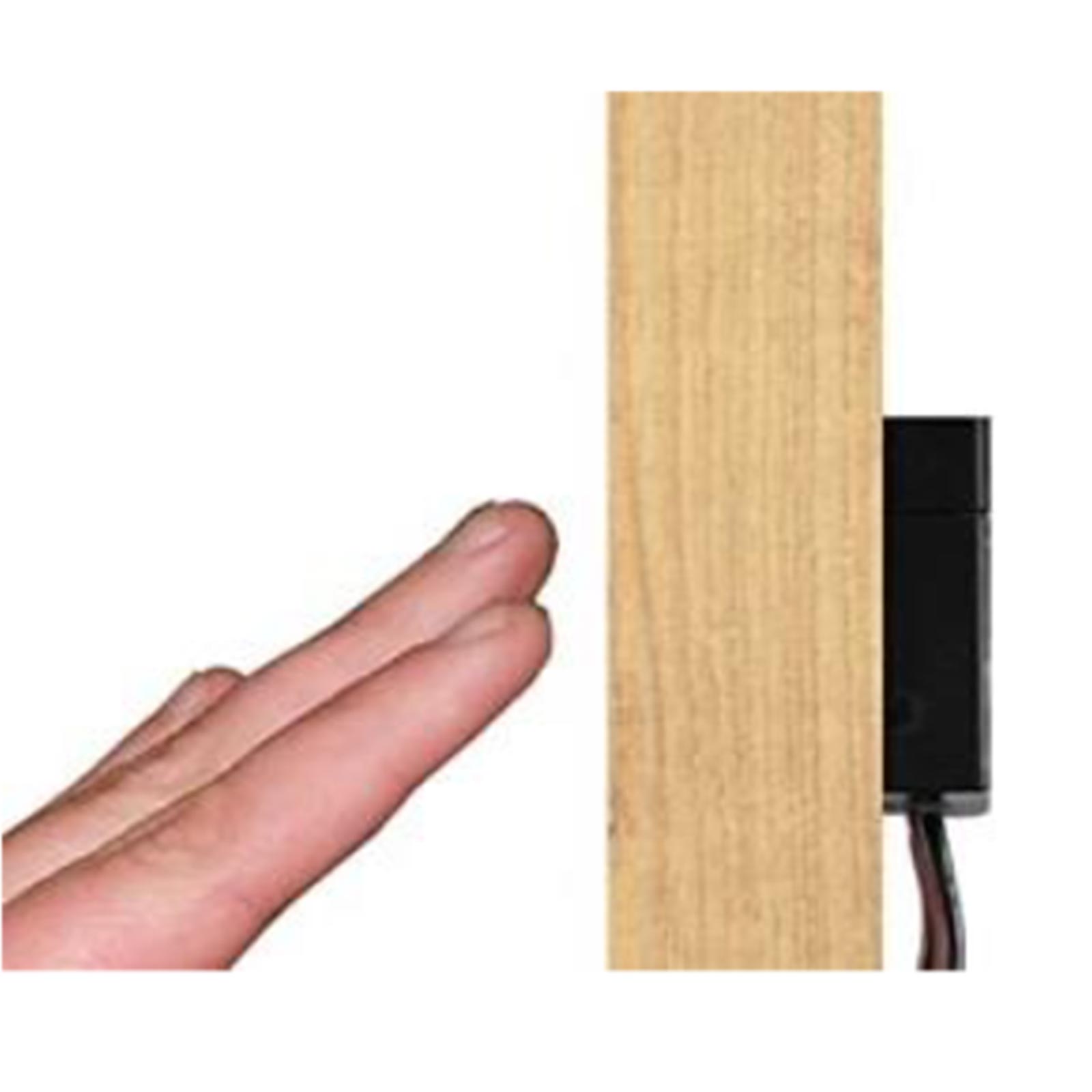 3er-Set LED-Unterbaubeleuchtung - Aluminium gebürstet - magic-touch