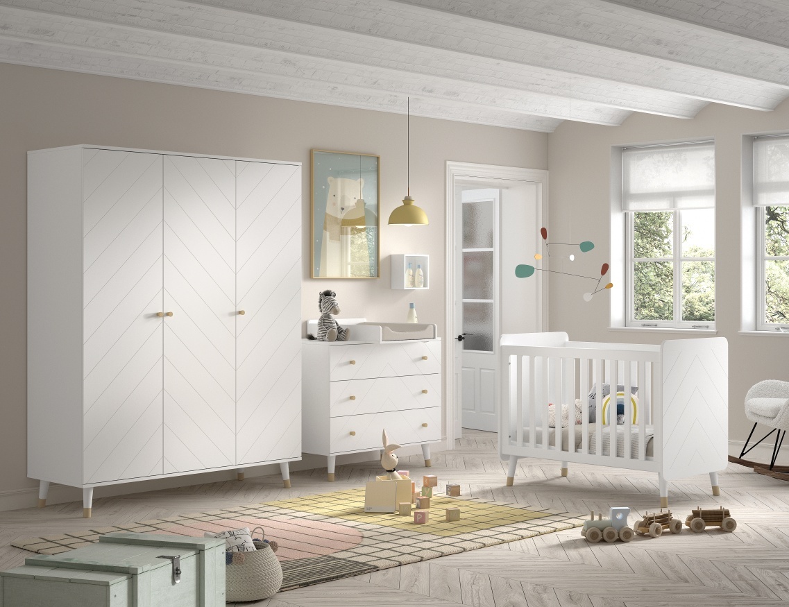 Star Ibaby Sicherheitsgitter Für Türen & Treppen – Verstellbar 65–91 Cm, Weiß, Druckmontiert, Ohne Bohren