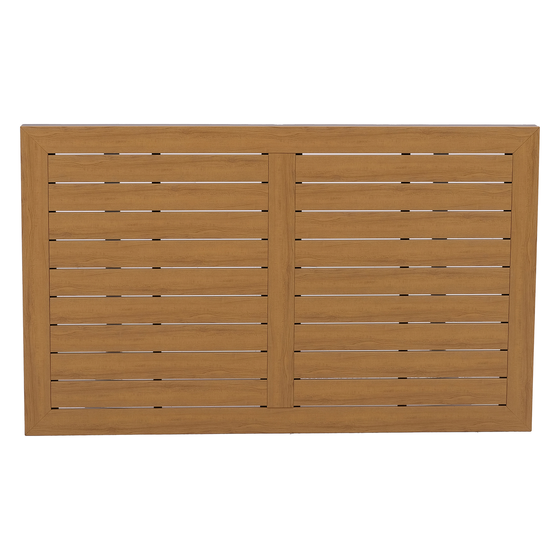 4-teiliges Garten-Loungeset - grau-holzfarben - mit Kissen