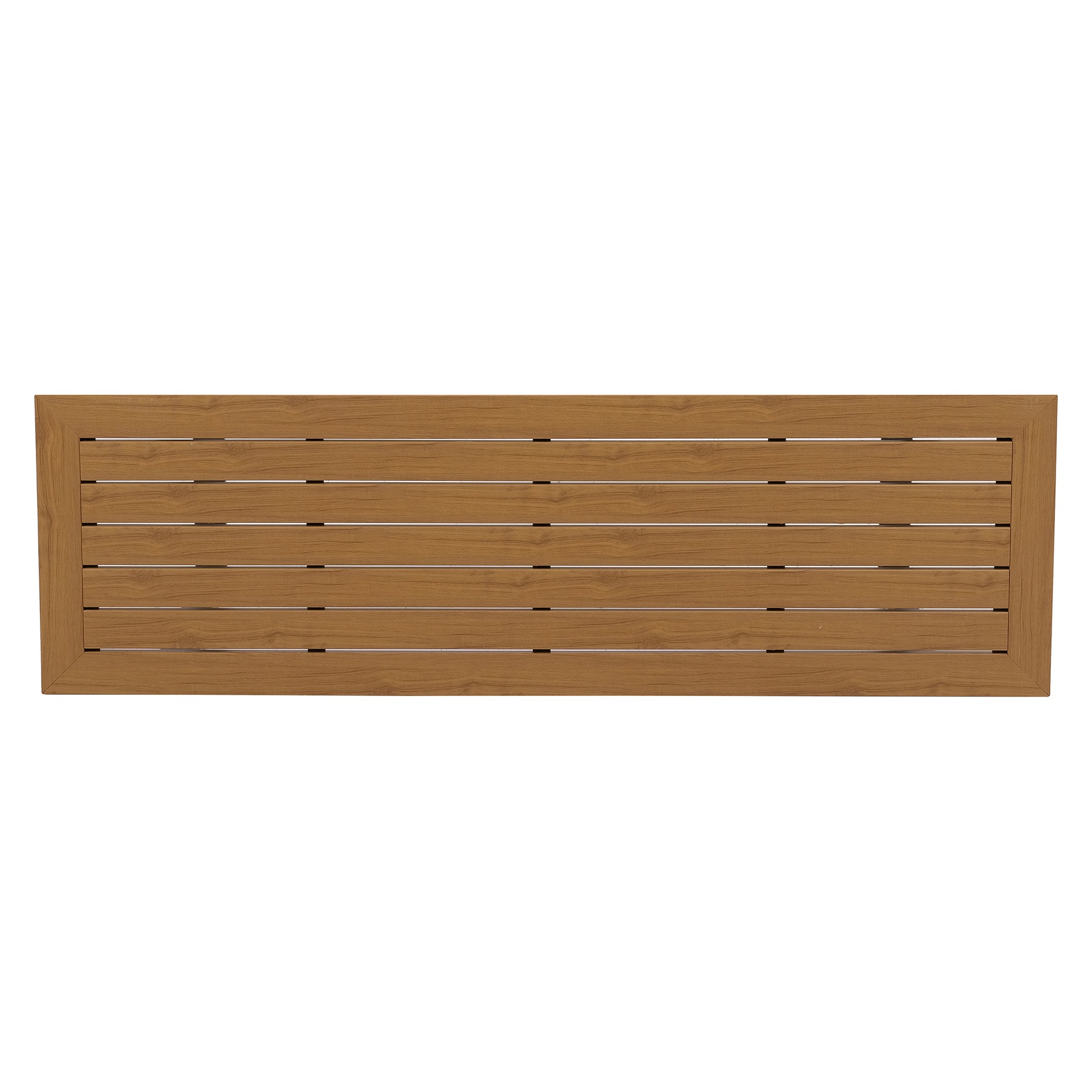4-teiliges Garten-Loungeset - grau-holzfarben - mit Kissen