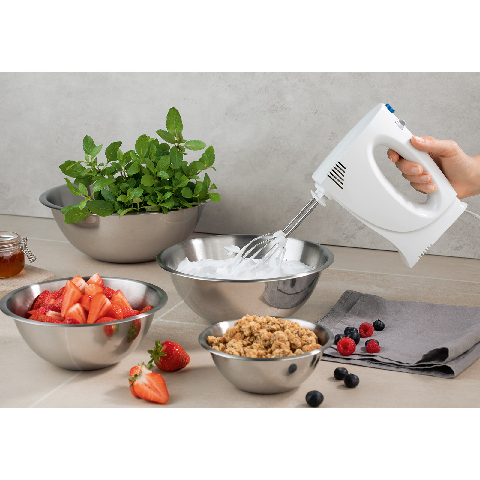 4-teiliges Dip-Saucen Set Edelstahl - Unterteilte Schalen Für Gewürze & Snacks