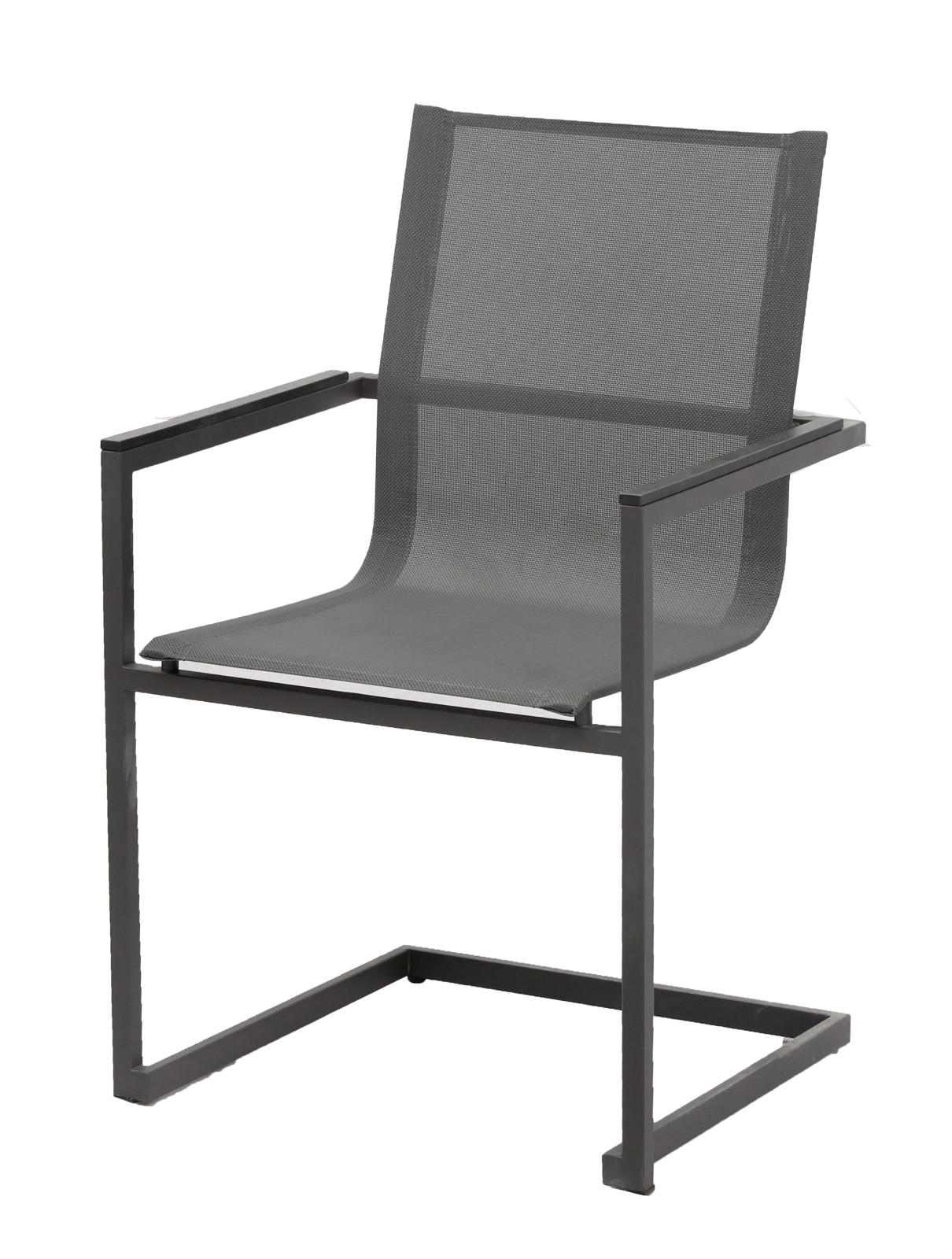Produktbild von Brafab Brafab Delia Gartenstuhl Mit Armlehne Aluminium Pulverbeschichtet Anthrazit Ab 79,99