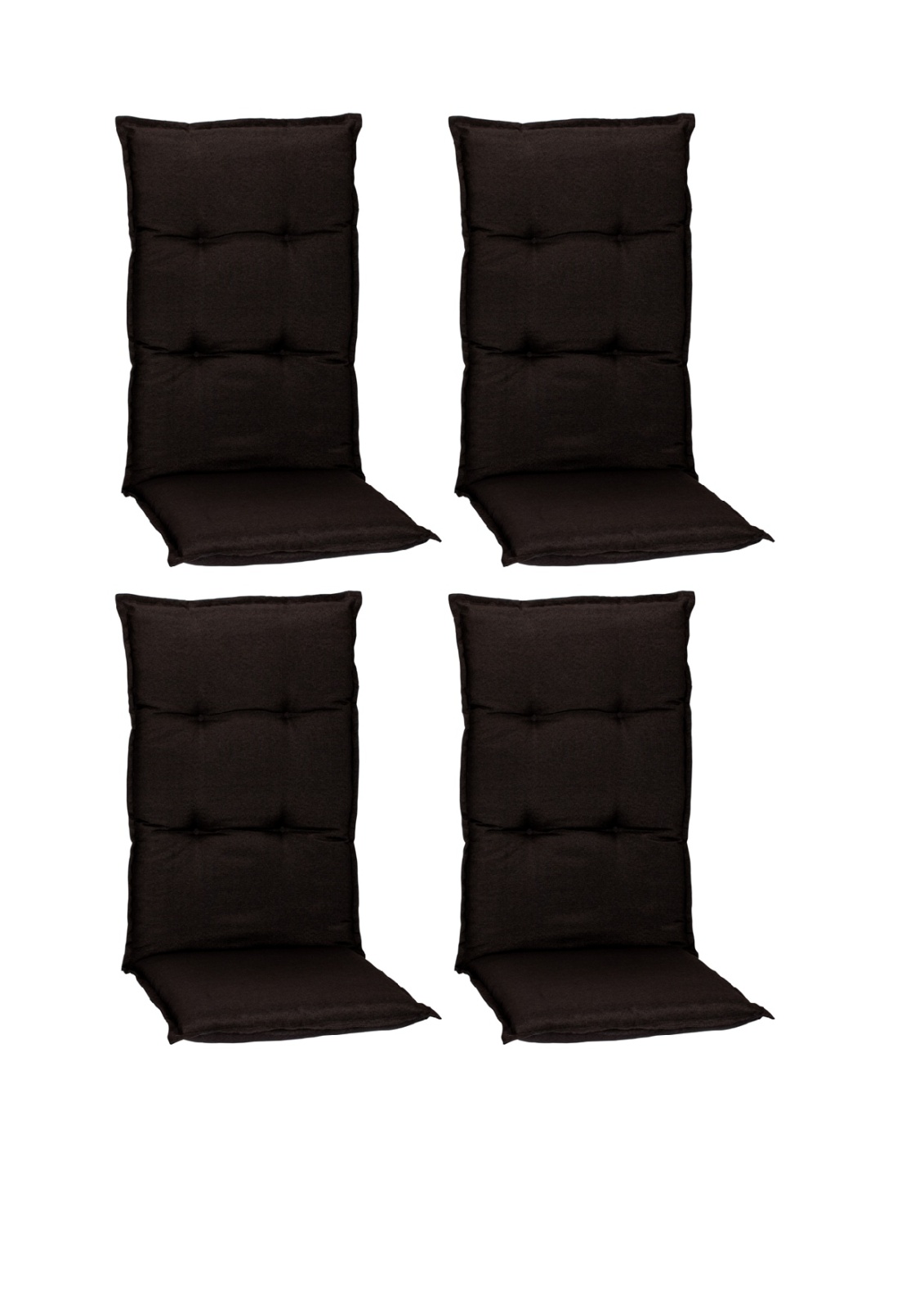 4x Saumauflage Hochlehner - grau - 46x118 cm