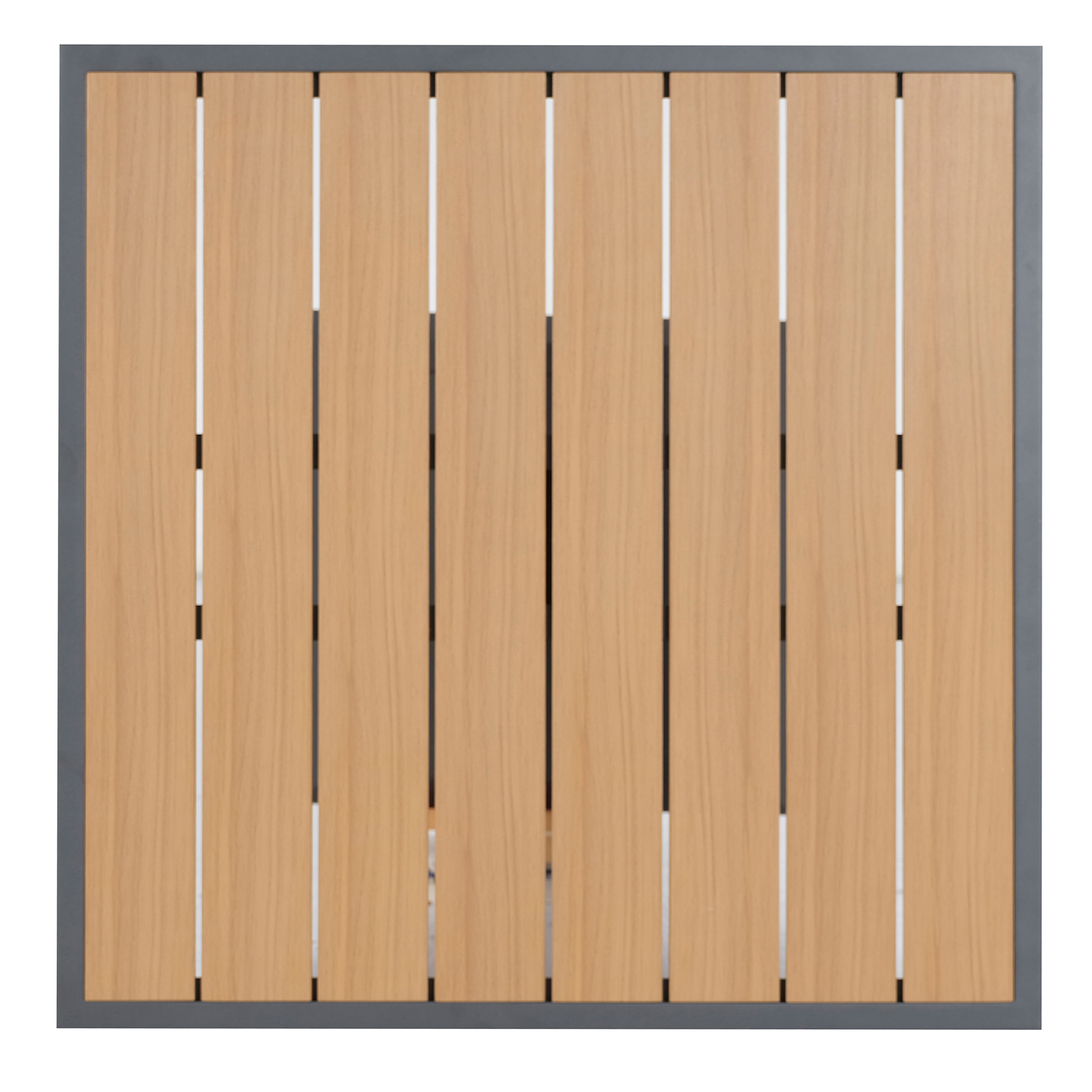 5-teiliges Gartenlounge-Set - grau - mit Lifttisch und Polster