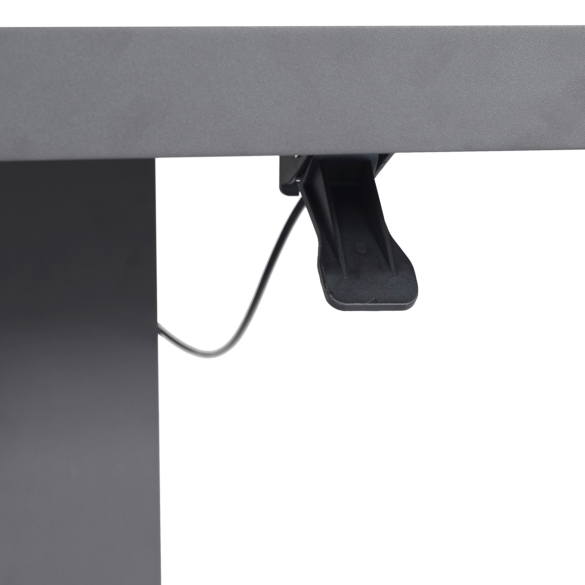 5-teiliges Gartenlounge-Set - grau - mit Lifttisch und Polster