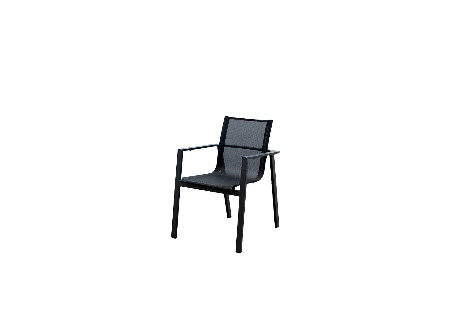 5-teiliges Gartenmöbel-Set - anthrazit-silbergrau - Tisch 200x100 cm 