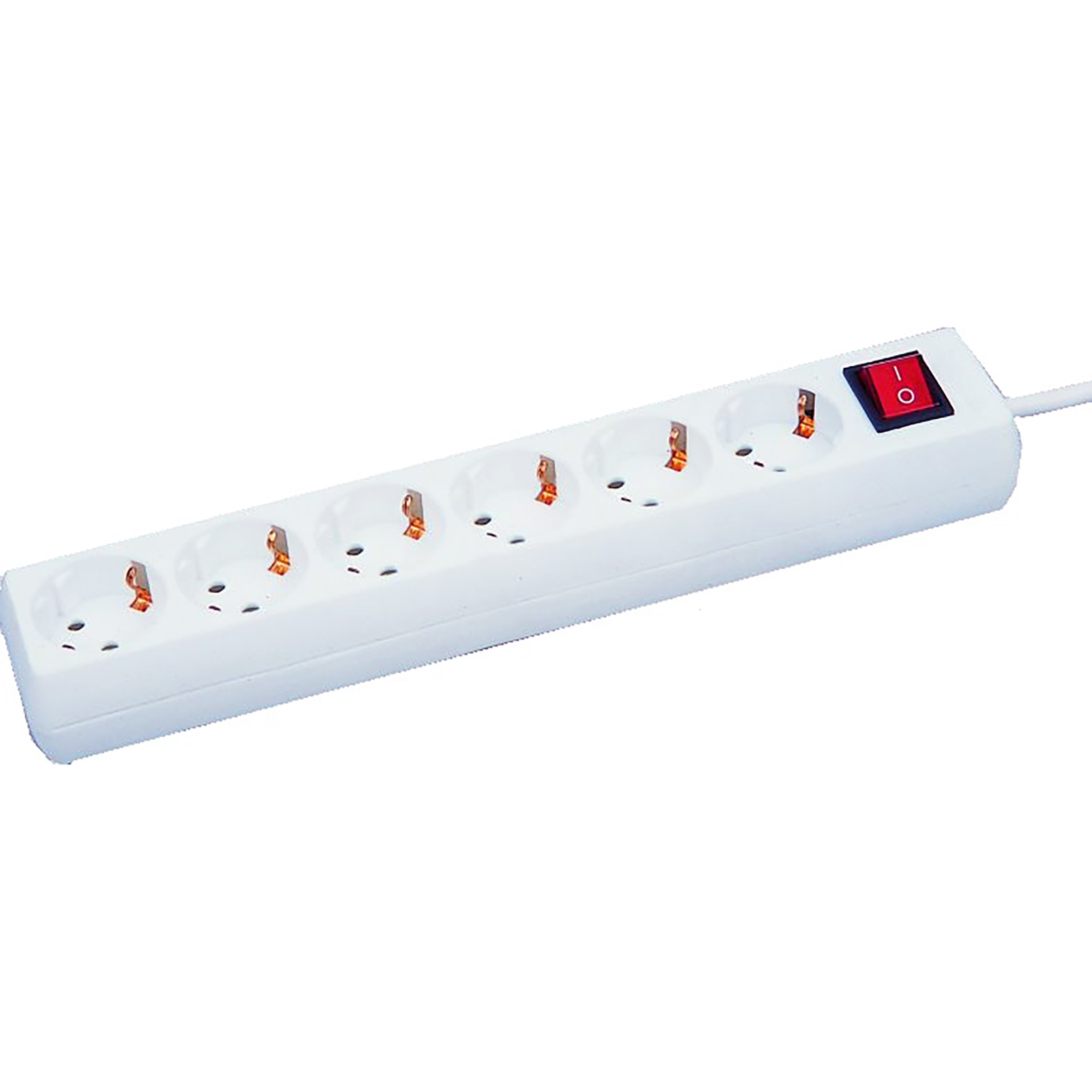 As-Schwabe Steckdosenleiste 6-fach Mit 2 USB-Ports (Typ A & C), 1,4 M Kabel, 230V/16A/3500W, Weiß