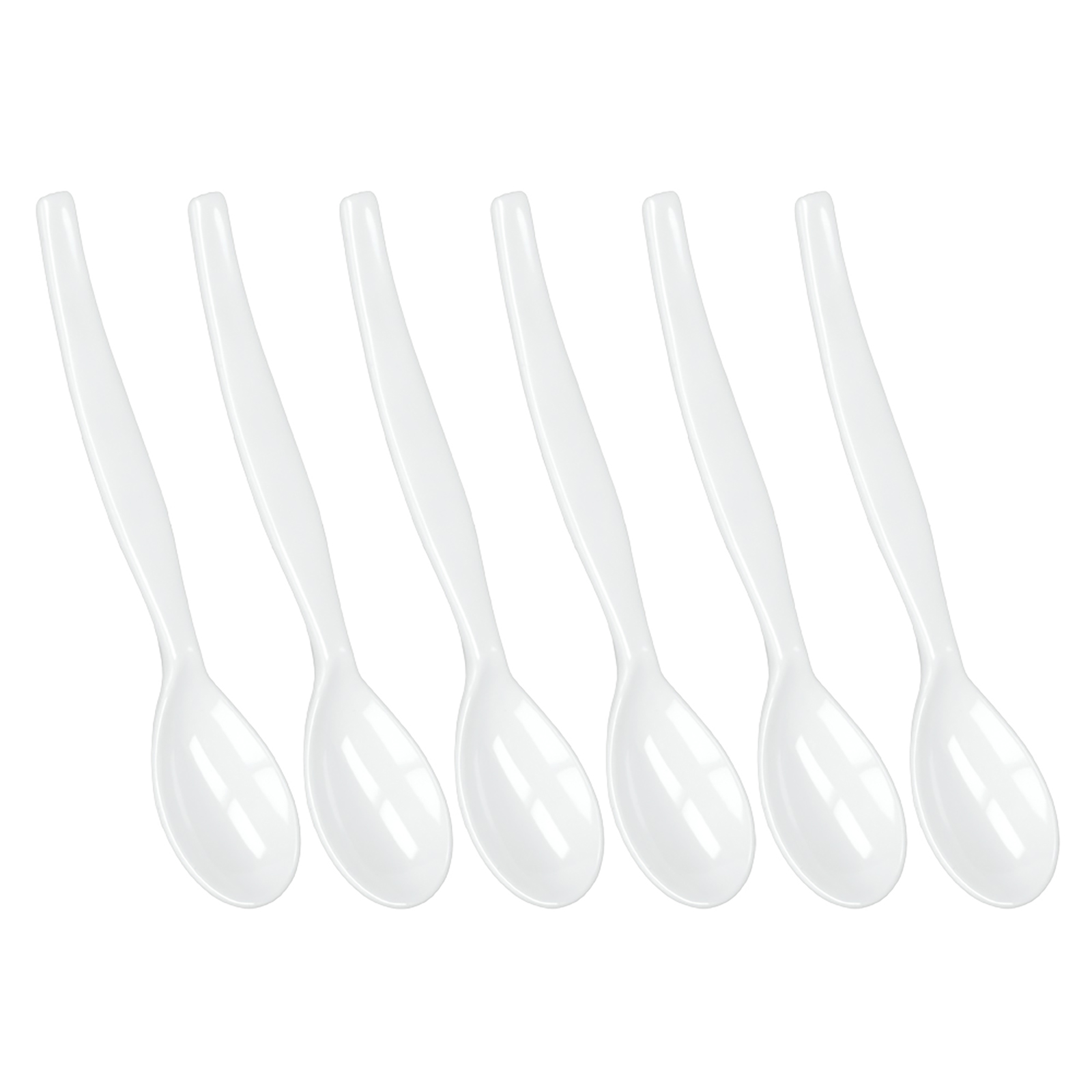 Creative Hobbies 6-teiliges Set Kerzenabdeckungen Aus Kunststoff – 7,6 Cm Hoch, Für Mittlere Sockel, Weiß
