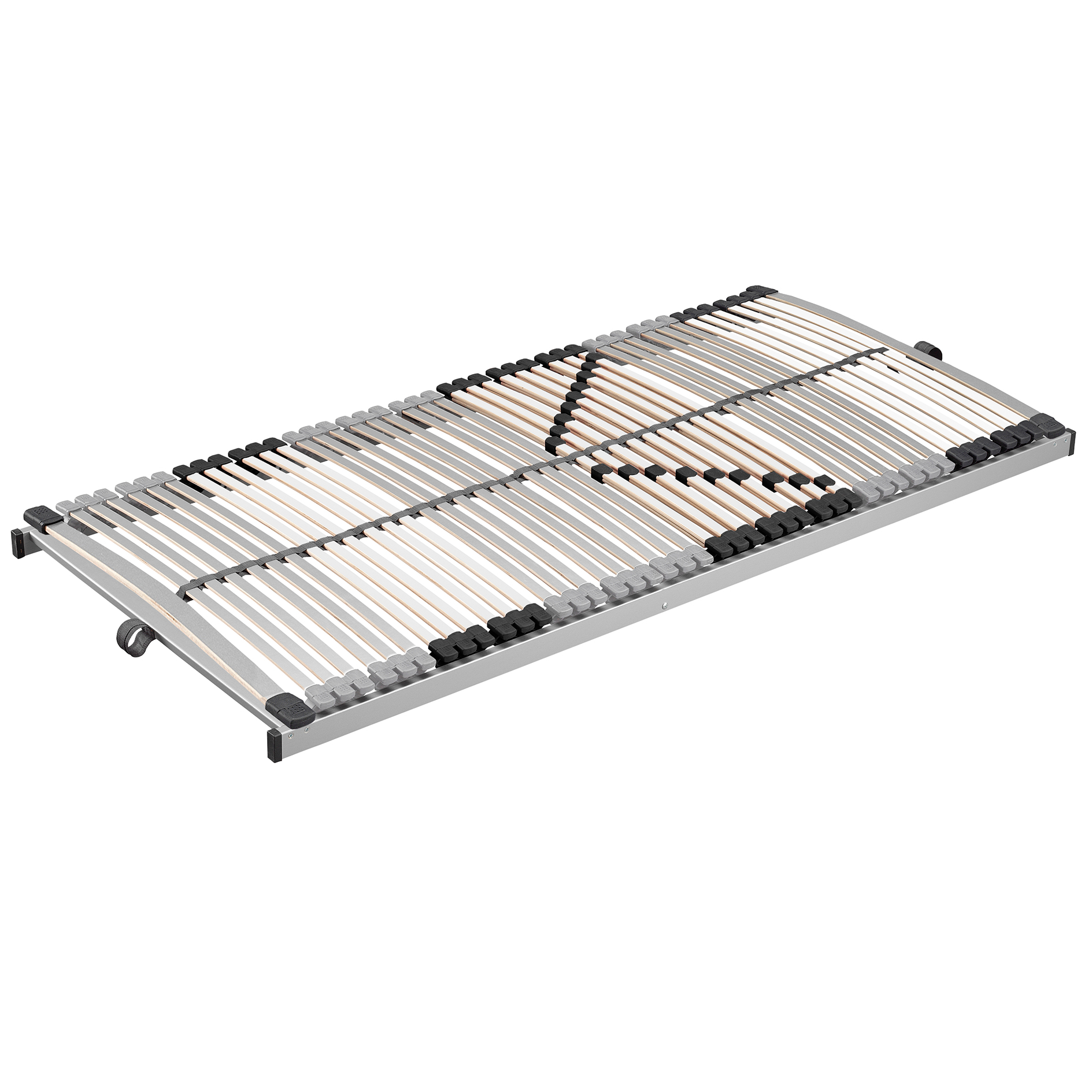 6-Zonen-Lattenrahmen CLASSIC NV - weiß-silber-schwarz - 80x200 cm