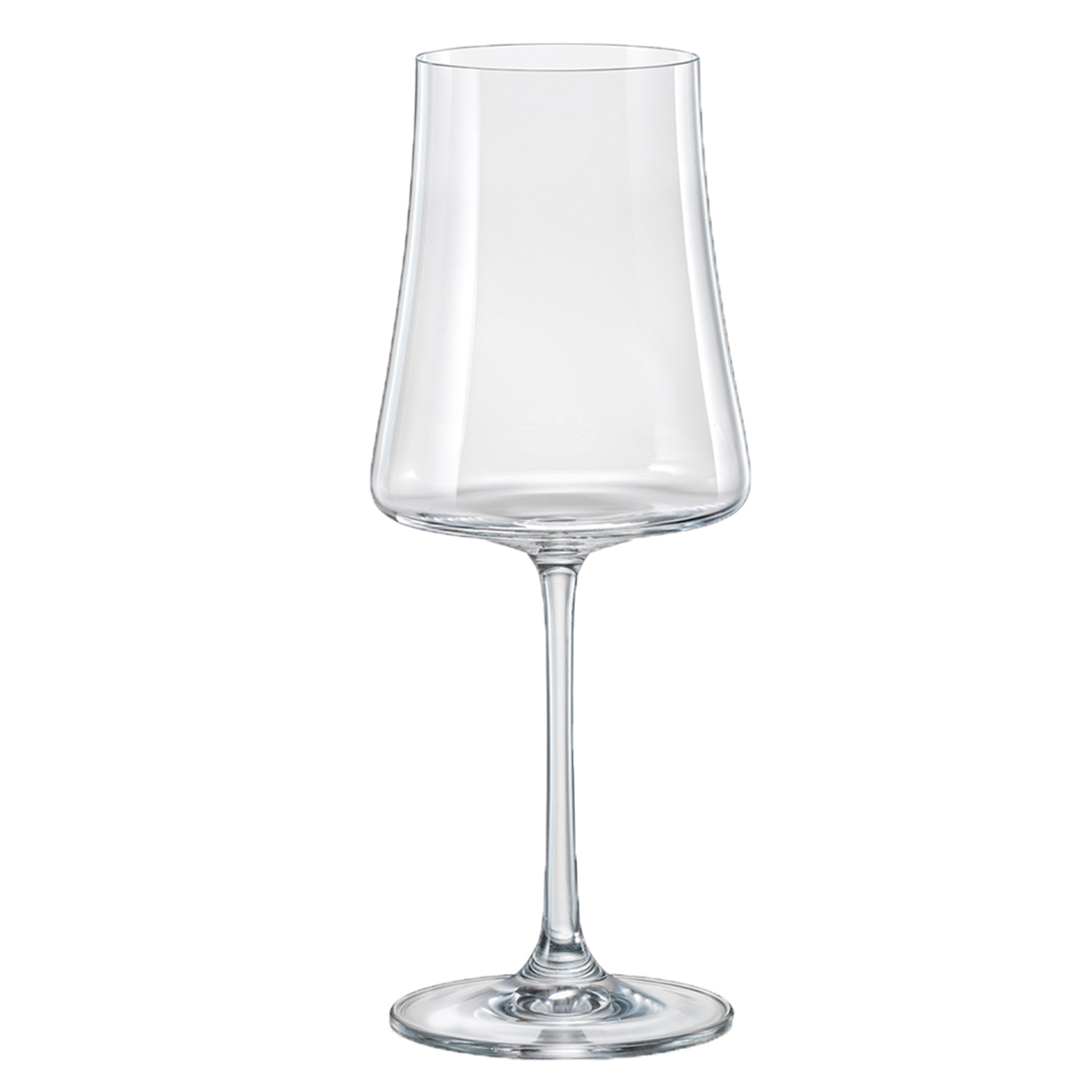 6er-Set Weißweingläser - Kristallglas - 360 ml