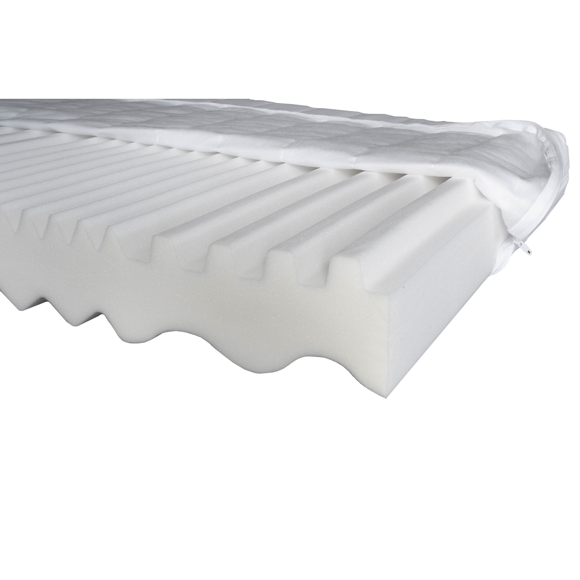 7-Zonen-Kaltschaum-Rollmatratze - H2/H3 - Wendematratze - 90x200 cm