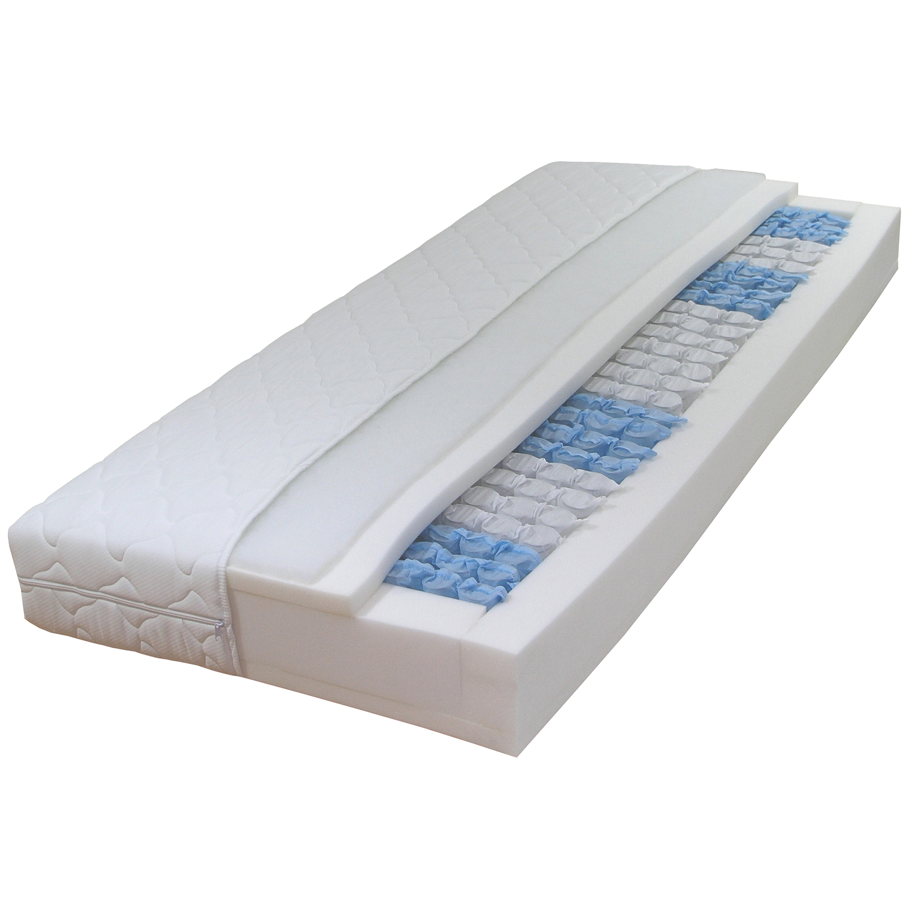 7-Zonen Taschenfederkern-Matratze T100 DORMISPRING - H3 - 160x200 cm