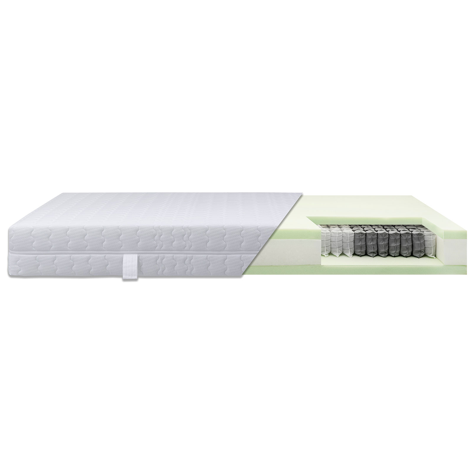 7-Zonen-Taschenfederkernmatratze ACCORD 1000 DELUXE - H2 - 90x200 cm
