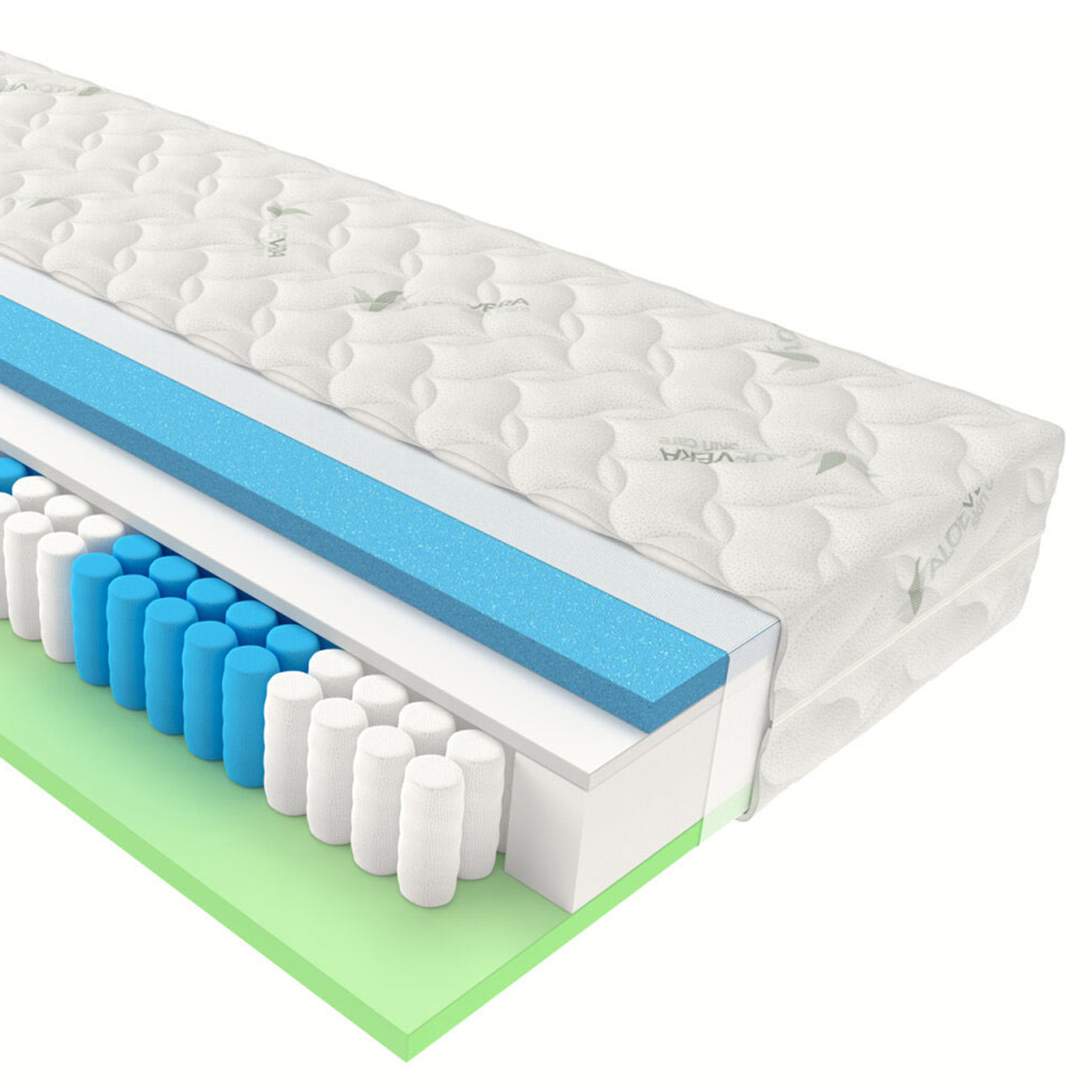 7-Zonen-Taschenfederkernmatratze Aloever InterMED GEL - H3 - 140x200cm