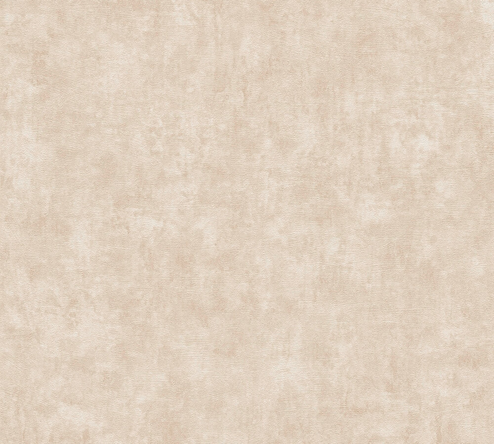 A.S. Creation Vliestapete - beige - uni - 10 Meter