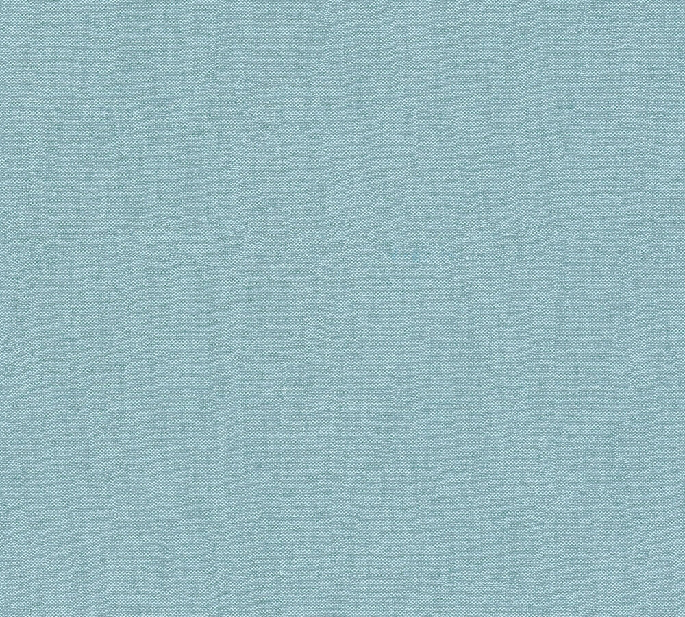 A.S. Creation Vliestapete - blau-türkis - uni - 15 Meter