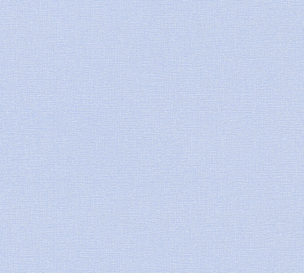 A.S. Creation Vliestapete CASUAL LIVING - hellblau - unifarben - Leinenoptik - 10 Meter