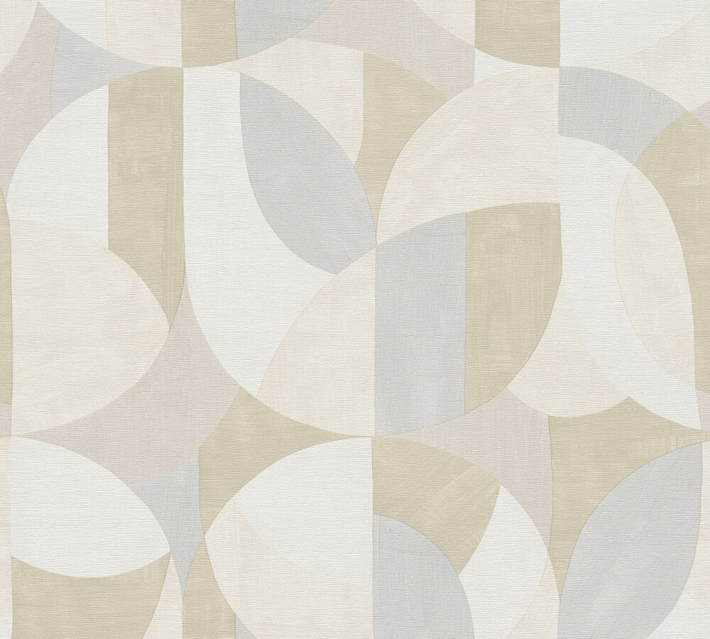 A.S. Creation Vliestapete FRENCH AFFAIR - grau-creme - Grafik - 10 Meter