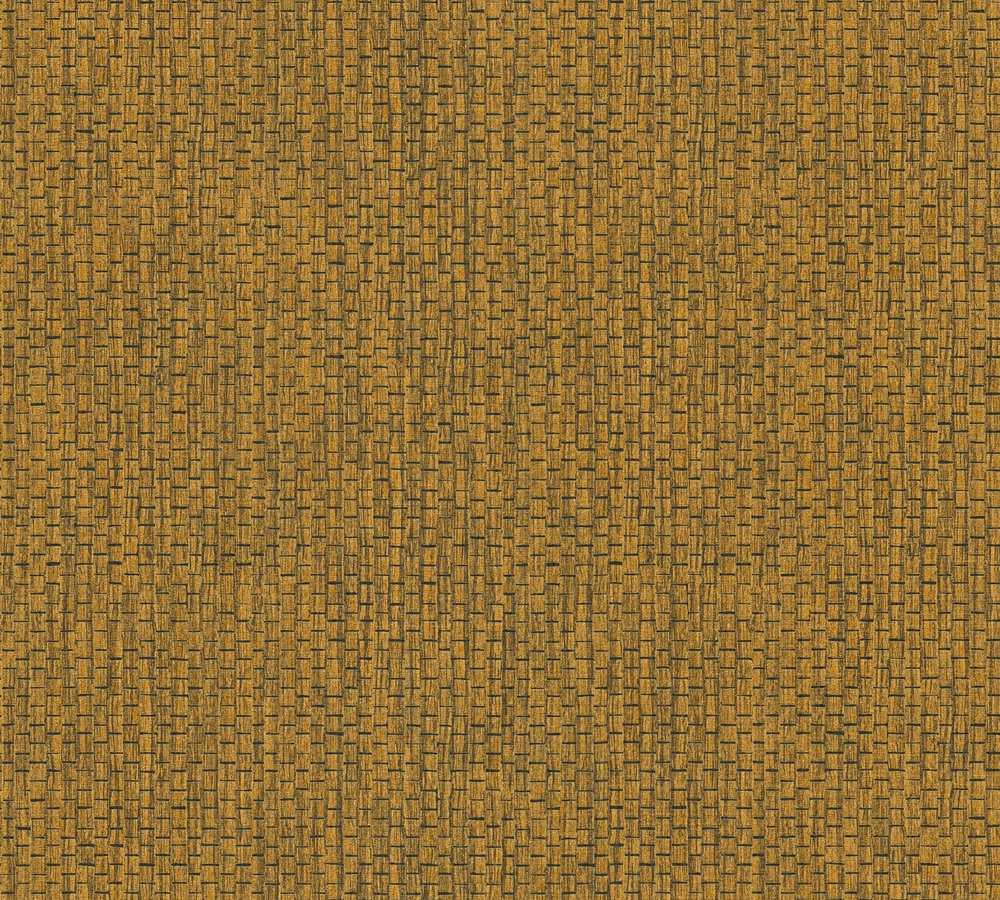 A.S. Creation Vliestapete - gelb-schwarz - Gewebe - 10 Meter