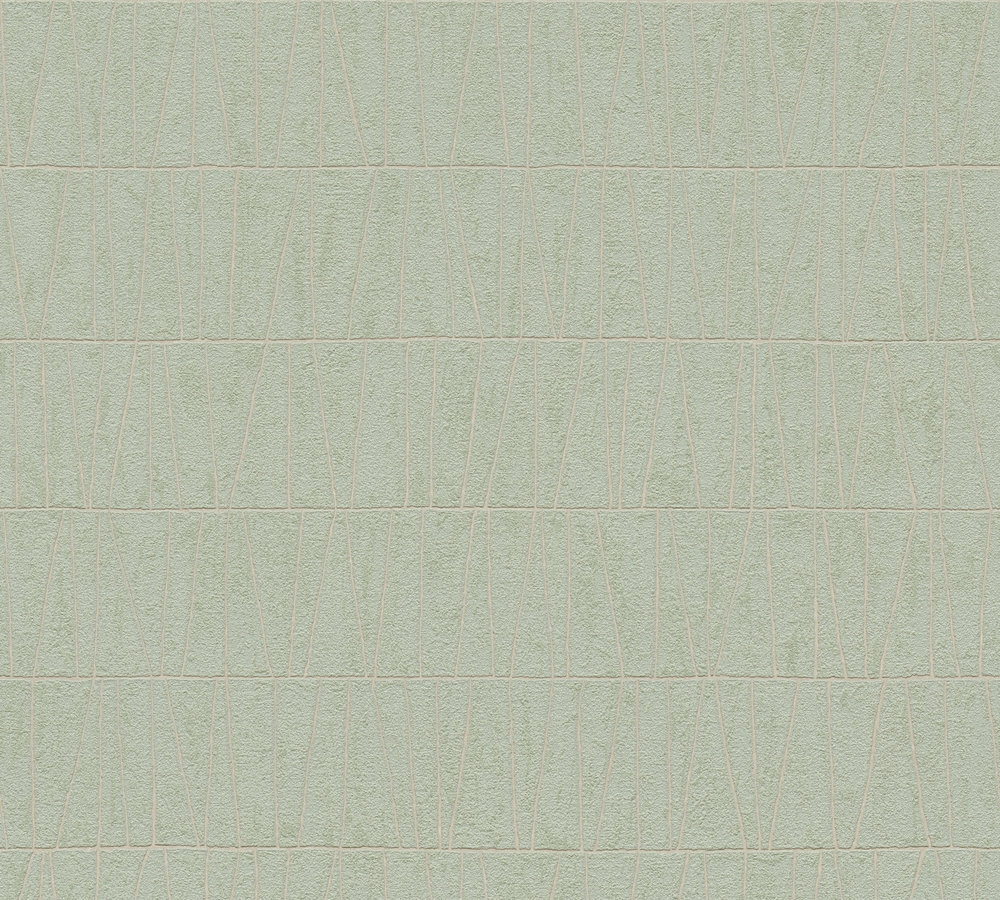 A.S. Creation Vliestapete JADE 2 - grün-gold - Grafik - 10 Meter