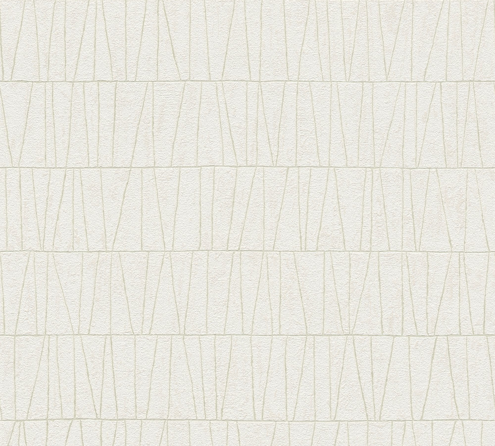 A.S. Creation Vliestapete JADE 2 - weiß-gold - Grafik - 10 Meter