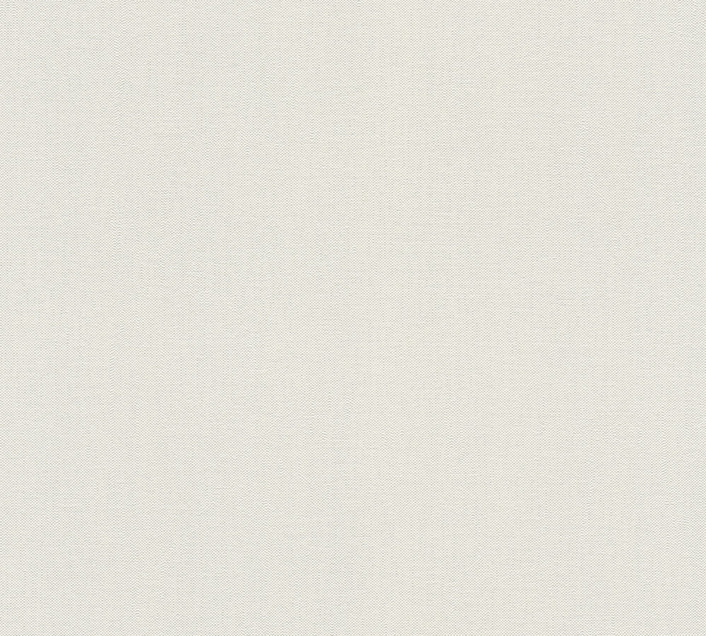 A.S. Creation Vliestapete PURE ELEGANCE - creme-weiß - uni - feine Struktur - 10 Meter