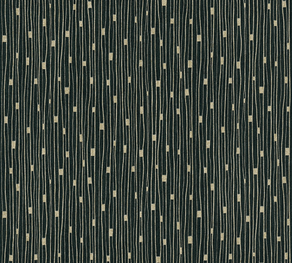 A.S. Creation Vliestapete - schwarz-gold - Grafik - 10 Meter