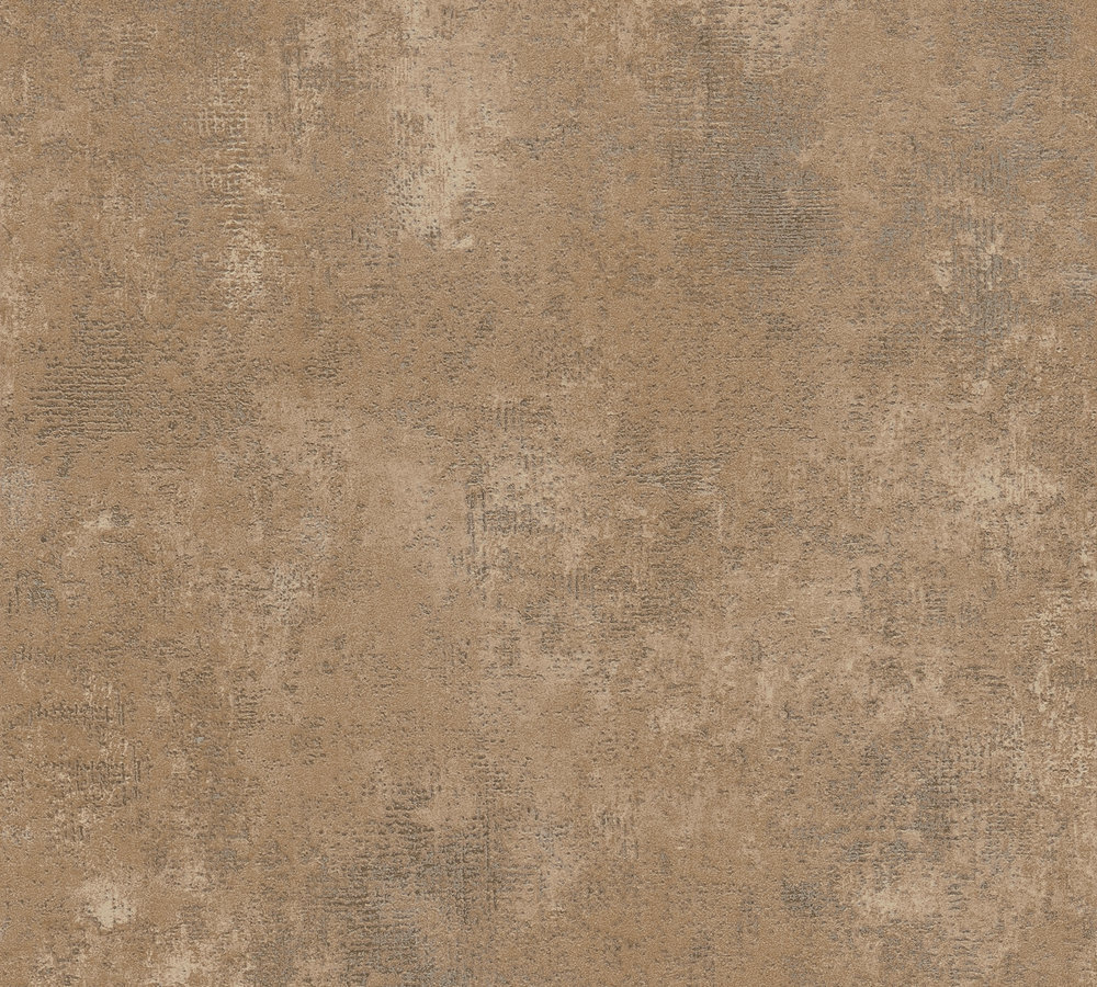 A.S. Creation Vliestapete THE BOS - beige-gold - Betonoptik mit Metallic Effekt - 10 Meter