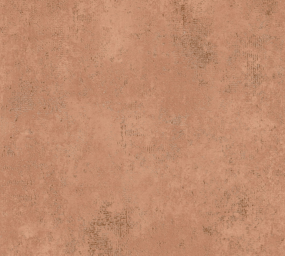 A.S. Creation Vliestapete THE BOS - braun-orange - Betonoptik mit Metallic Effekt - 10 Meter