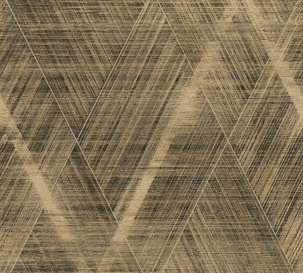 A.S. Creation Vliestapete THE BOS - gold-schwarz - Grafik mit 3D-Optik - 10 Meter