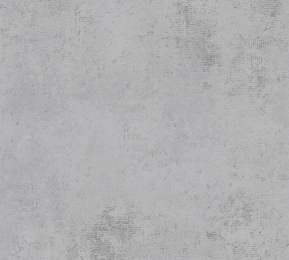 A.S. Creation Vliestapete THE BOS - grau-silber - Betonoptik mit Metallic Effekt - 10 Meter