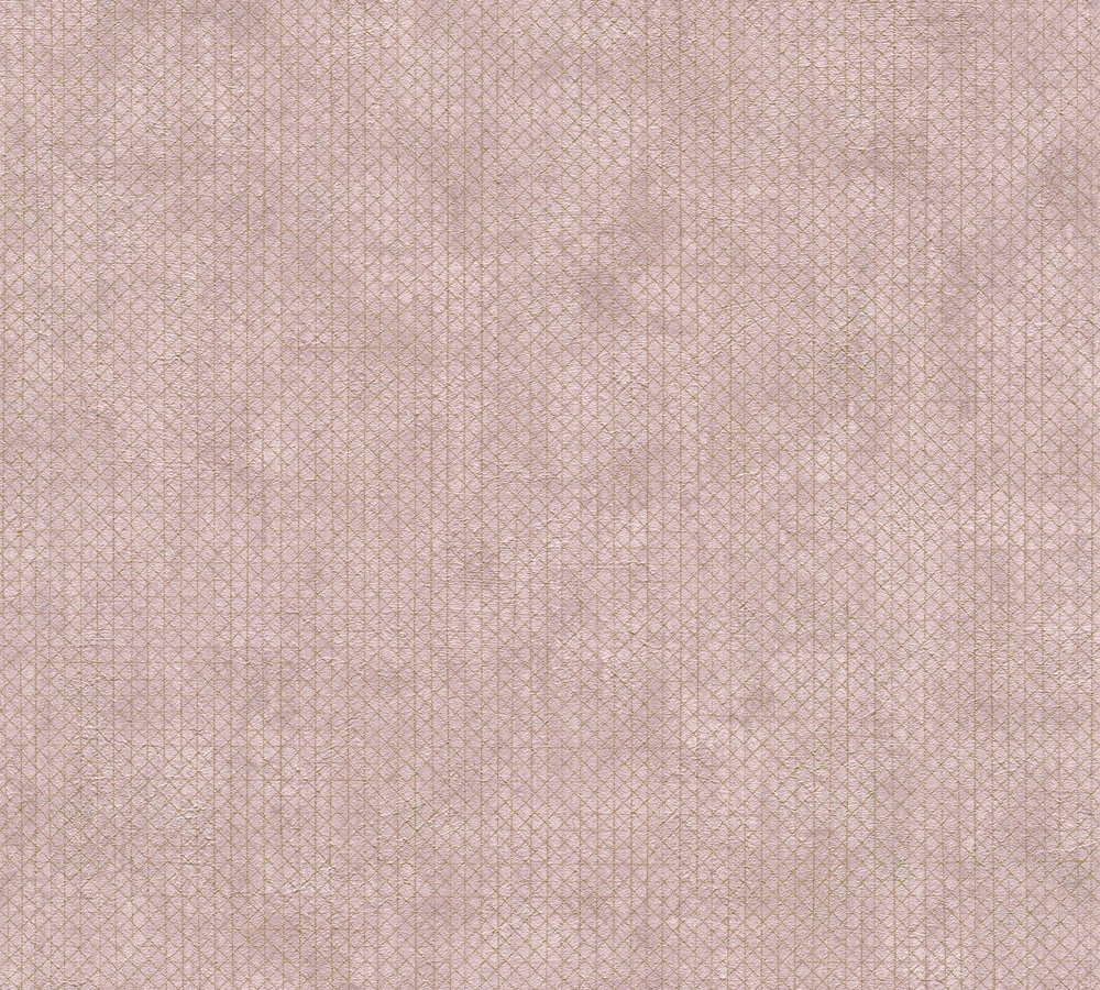A.S. Creation Vliestapete THE BOS - rosa-gold - mit Metallic Effekt - 10 Meter