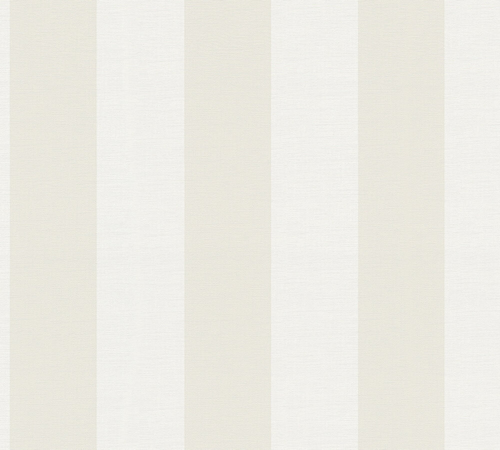 A.S. Creation Vliestapete WOW-DESIGNDROP - beige-weiß - Streifen - vorgekleistert - 10 Meter