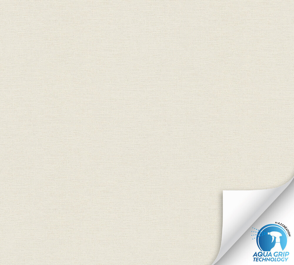 A.S. Creation Vliestapete WOW-DESIGNDROP - creme - Textilstruktur - vorgekleistert - 10 Meter