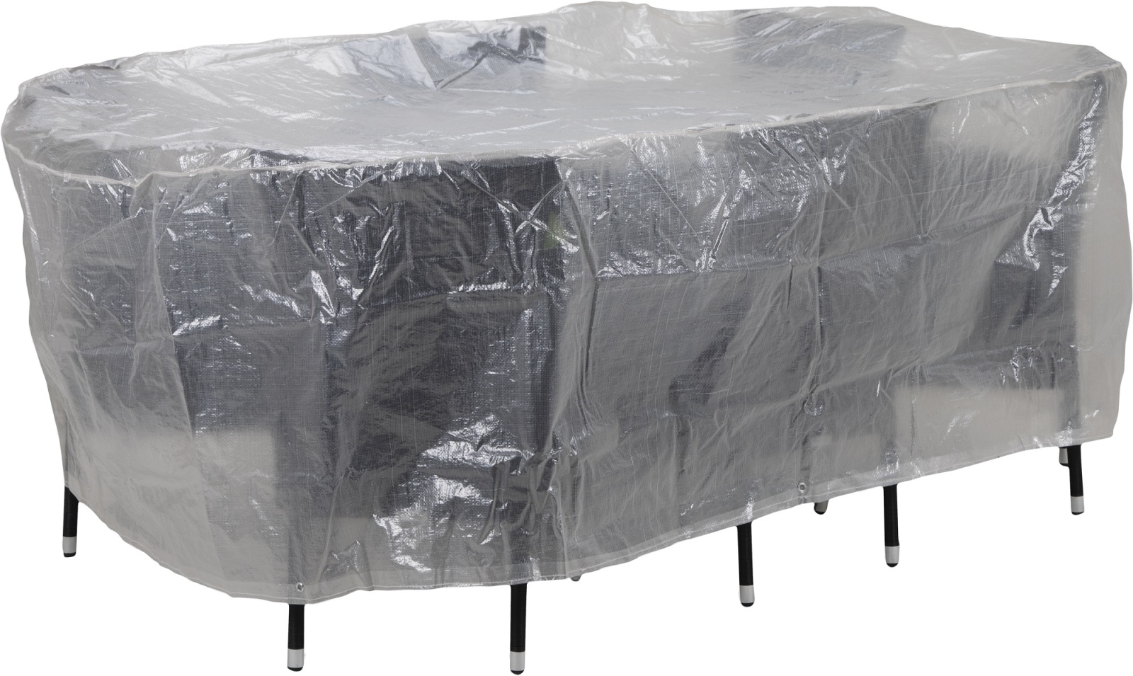Abdeckhülle für Sitzgruppen - transparent - 200 cm