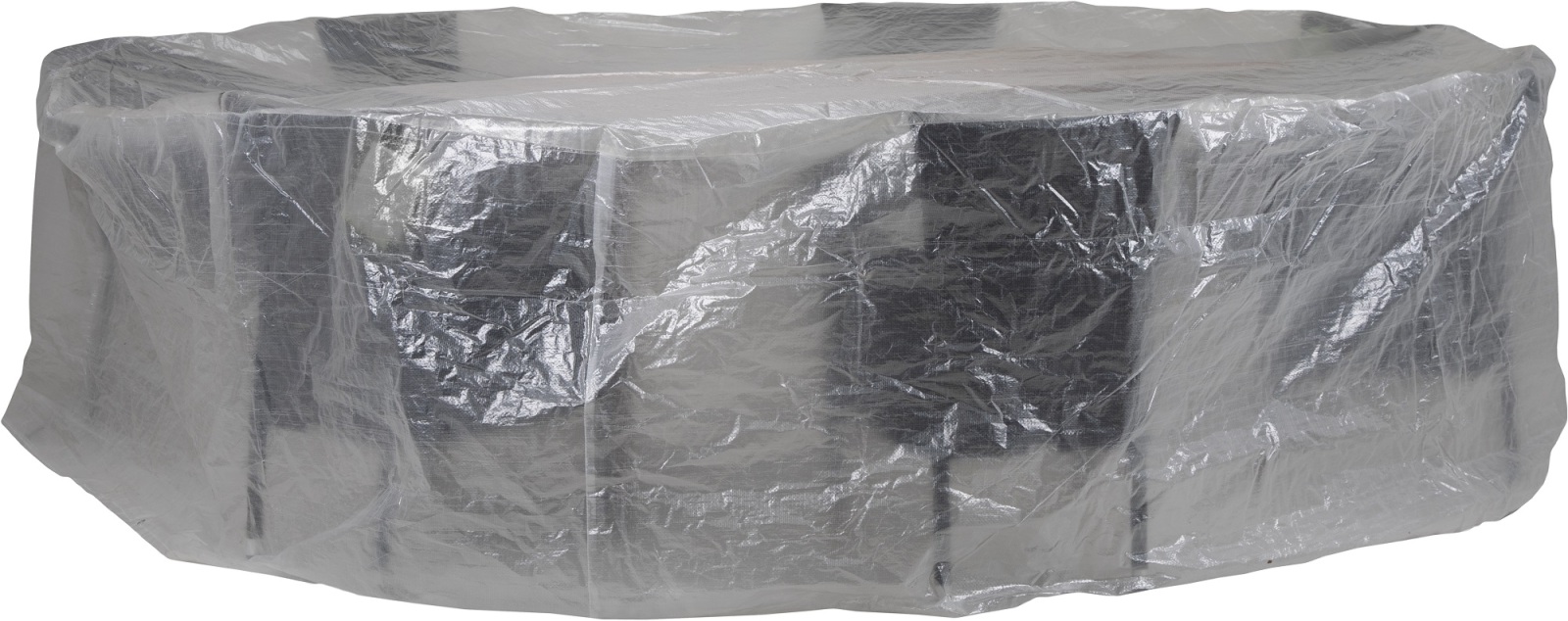 Abdeckhülle für Sitzgruppen - transparent - 320 cm
