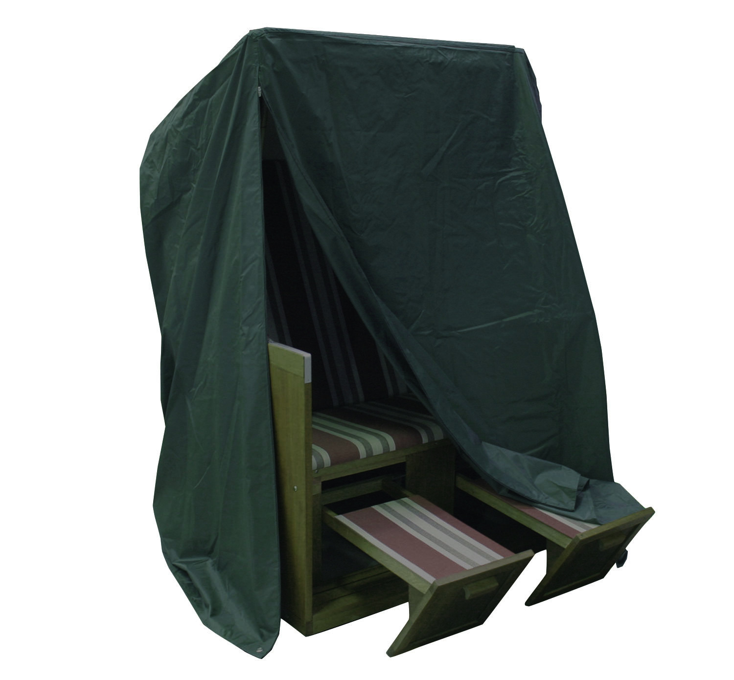 Abdeckhülle Strandkorb - anthrazit - Polyester - 135 cm