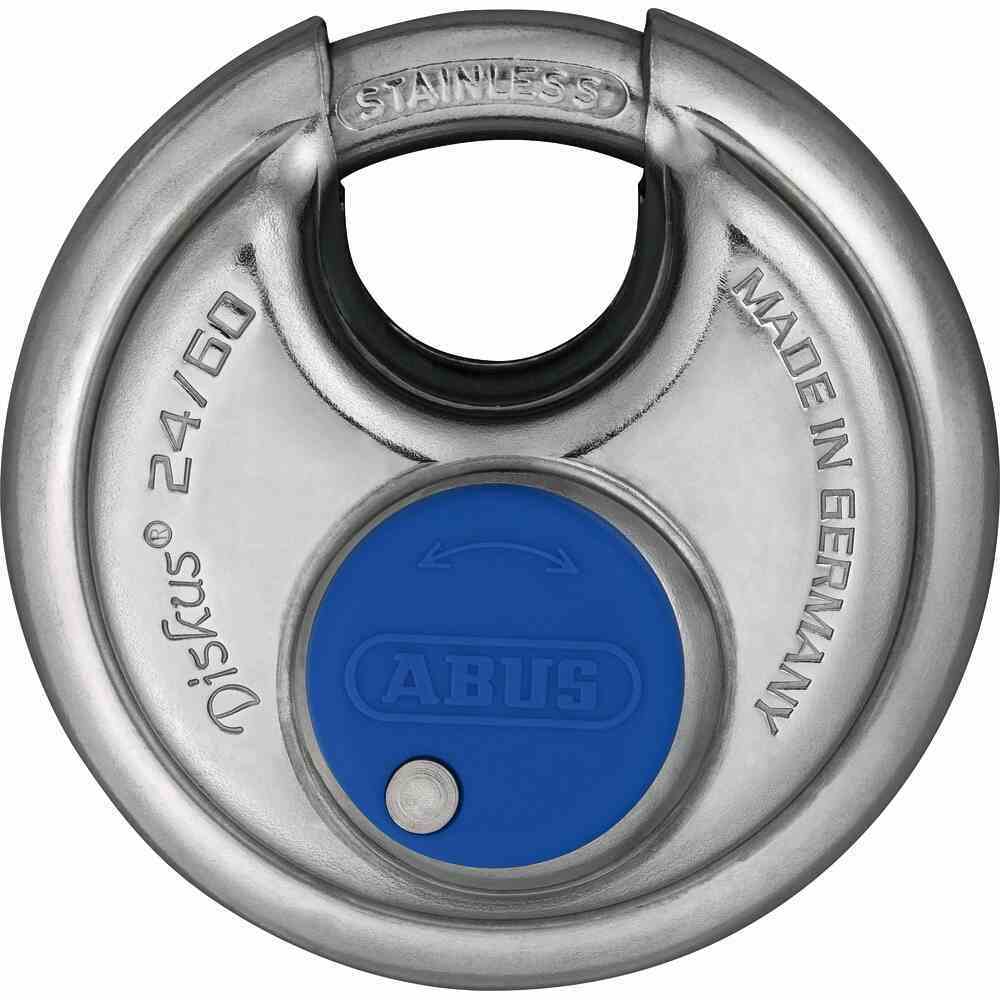 ABUS Diskus-Hangschloß 24 IB 60 SB - silber - Edelstahl