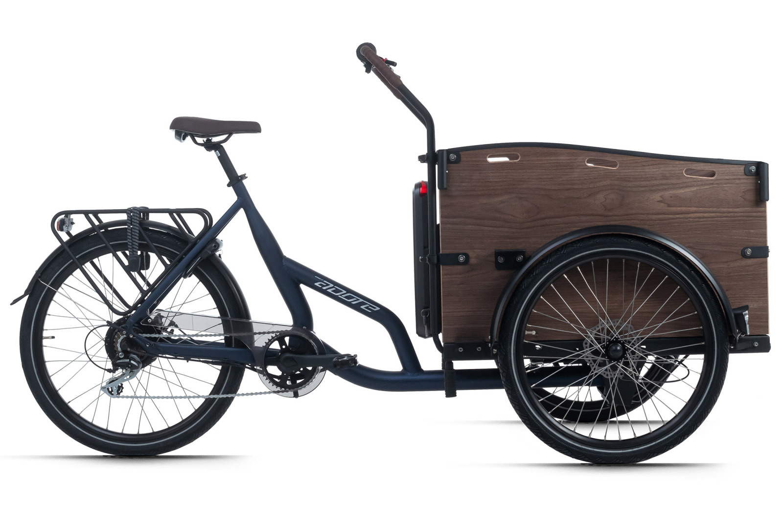 Adore Cargo-E-Bike URBAN DELUXE - blau - Rahmenhöhe 56 cm