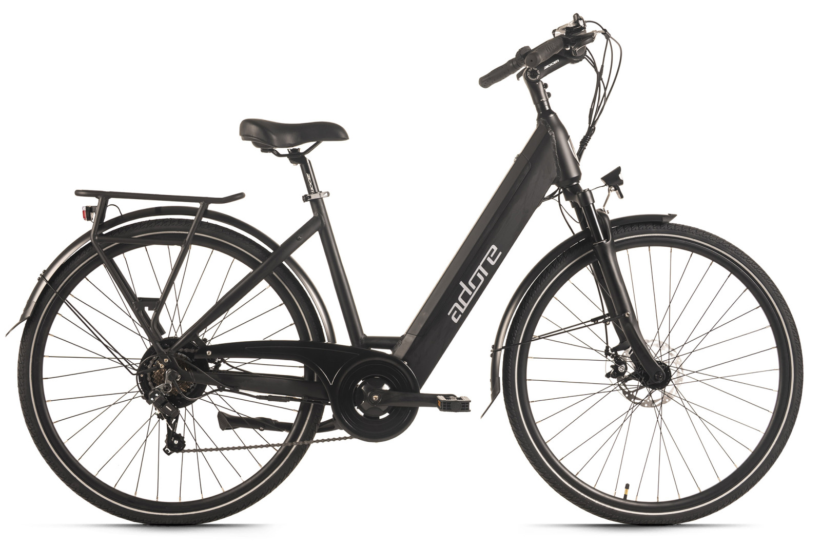 ADORE Damen E-Citybike CV-180 - schwarz - 28 Zoll