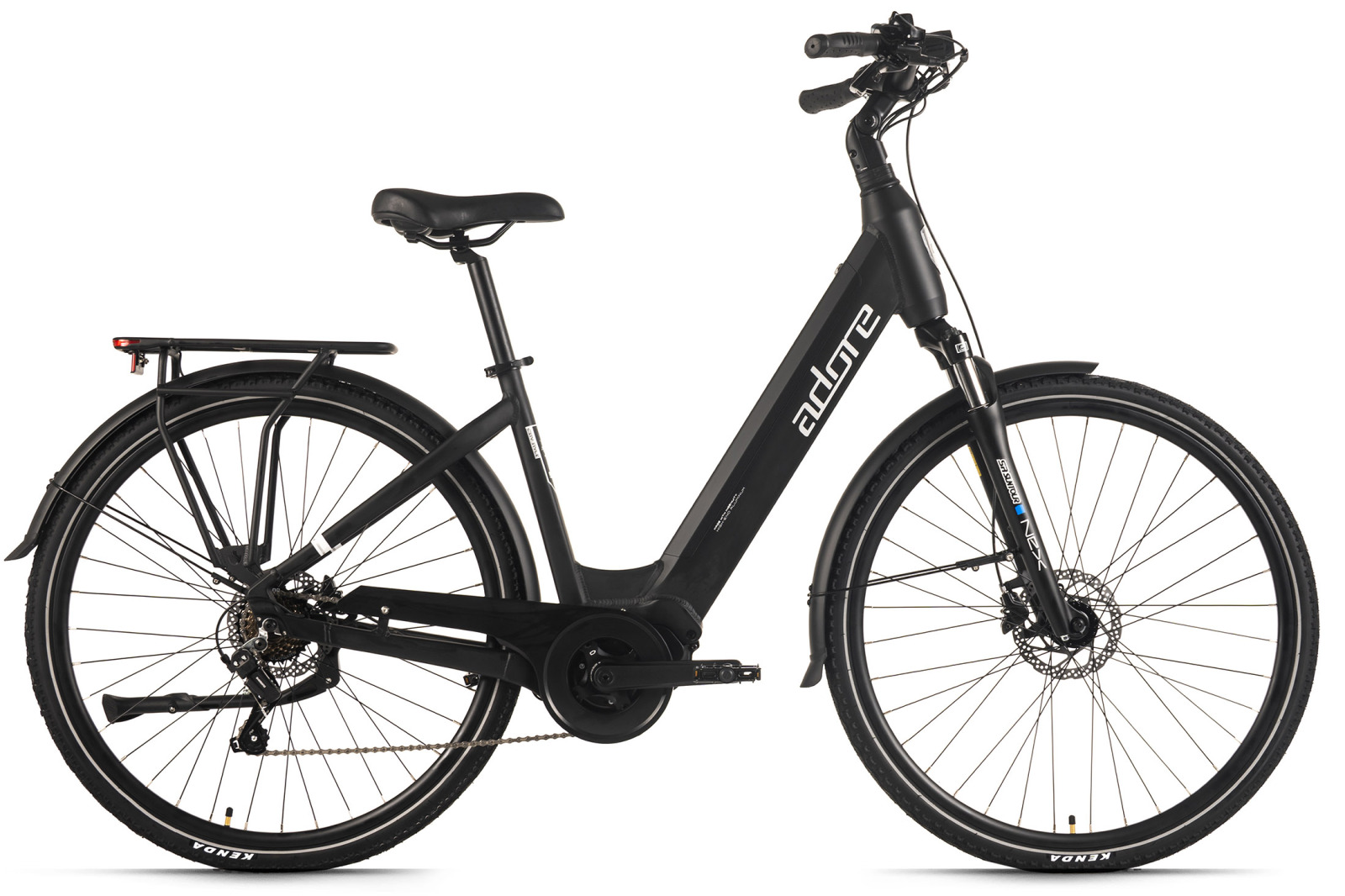 ADORE Damen E-Citybike CX-440 - schwarz matt - 28 Zoll