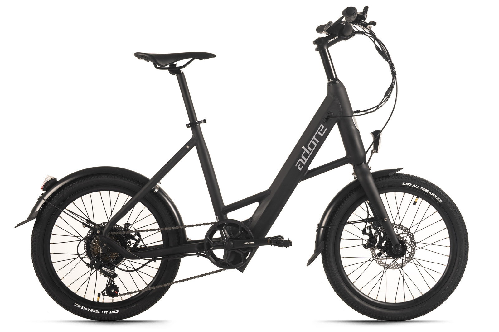 ADORE Damen E-Citybike Kompaktfahrrad C-200 - schwarz - 20 Zoll