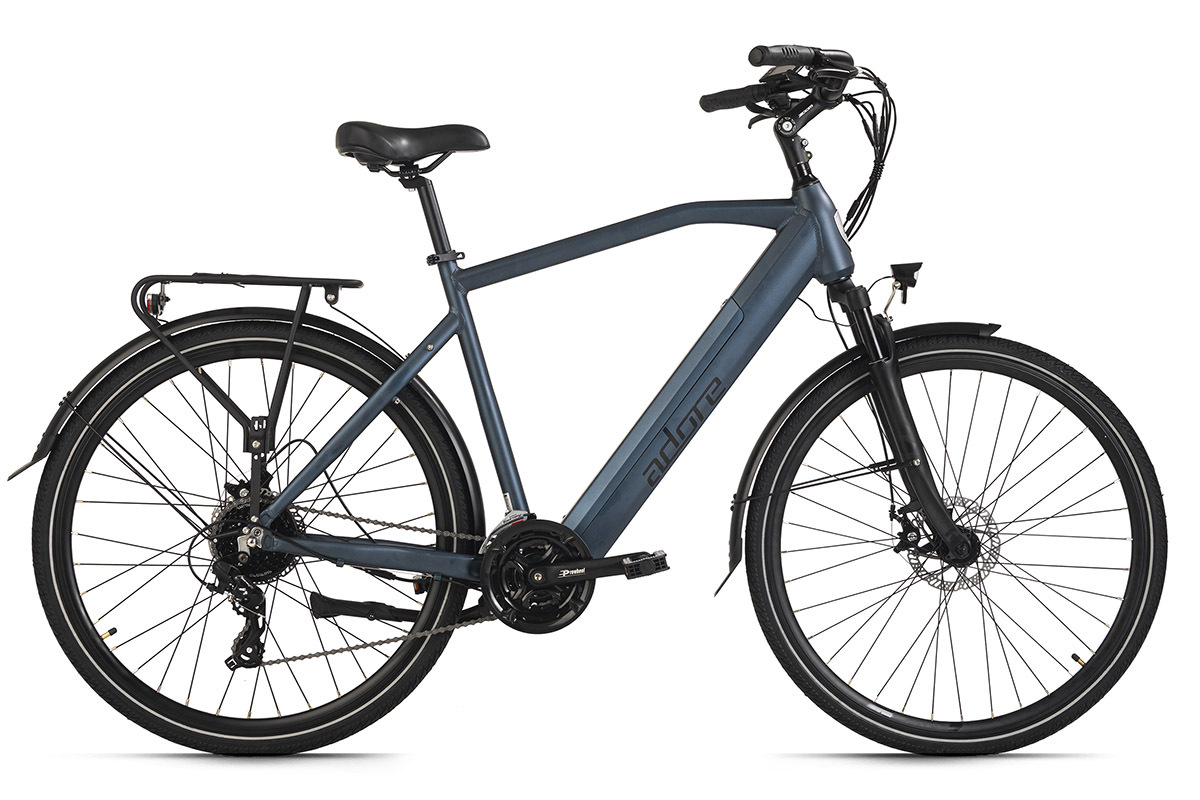 ADORE Herren E-Trekkingbike ATR-190 - dunkelblau matt - 28 Zoll