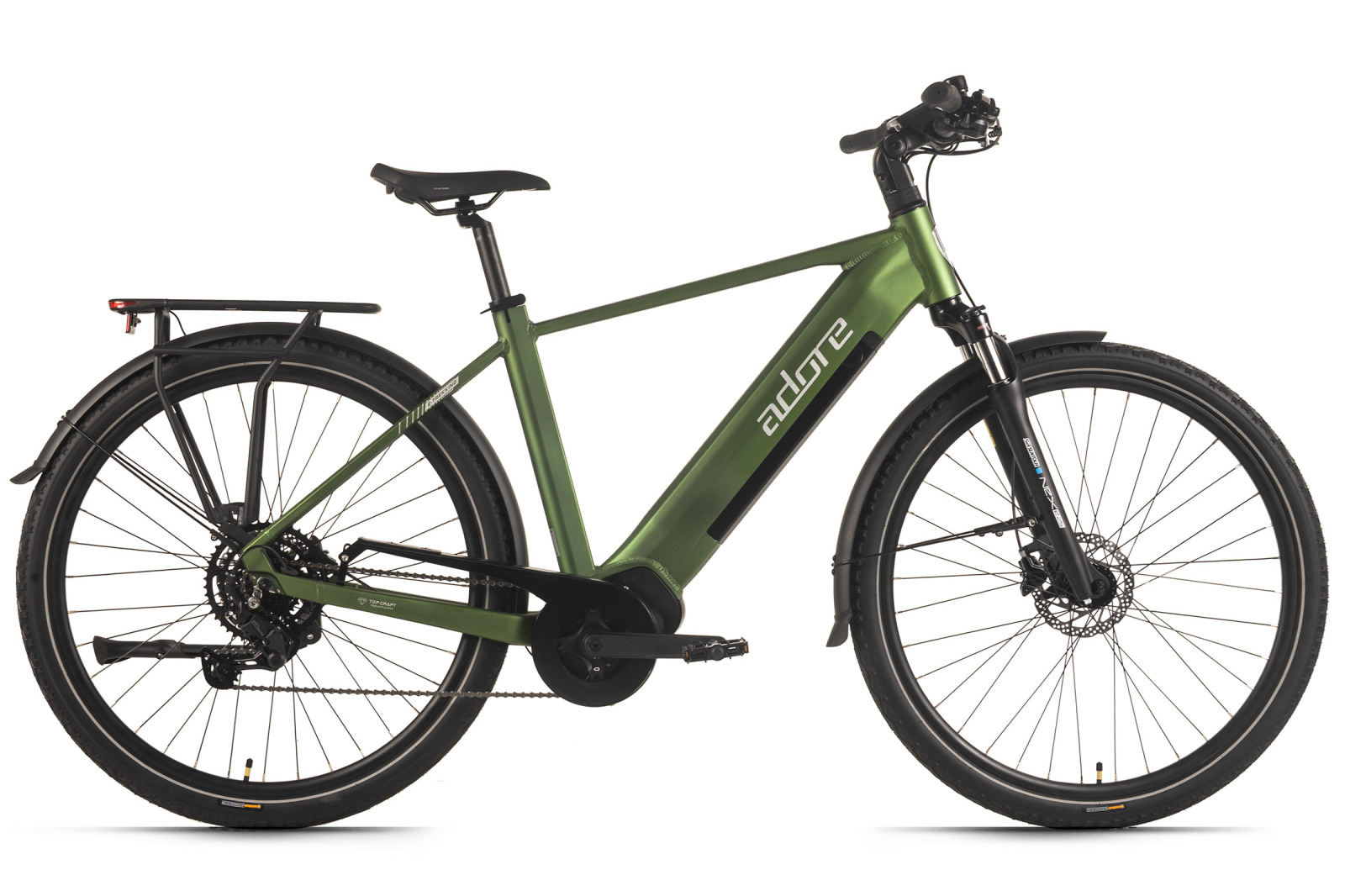 ADORE Herren E-Trekkingbike ATX-670 - grün matt - 28 Zoll