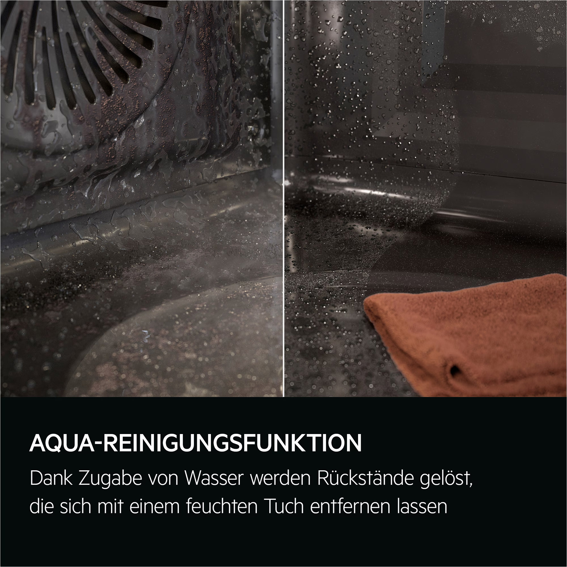 AEG Einbau-Backofenset AB11B1 - schwarz - A